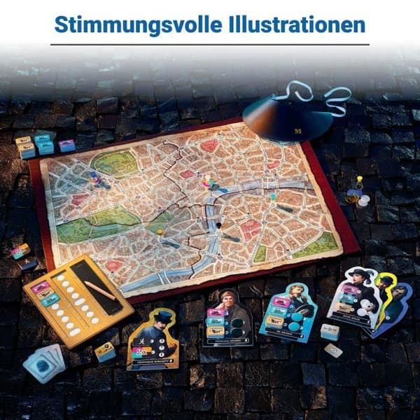Scotland Yard Sherlock Holmes, familjestrategispel, 10 år, 27344, Ravensburger