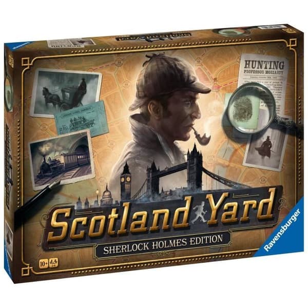 Scotland Yard Sherlock Holmes, familjestrategispel, 10 år, 27344, Ravensburger