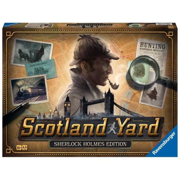 Scotland Yard Sherlock Holmes, familjestrategispel, 10 år, 27344, Ravensburger