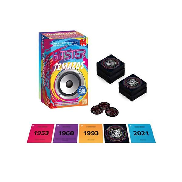Diset Sange, Der Af De Store Musikalske Succeser Brætspil Hitster Flerfarvet