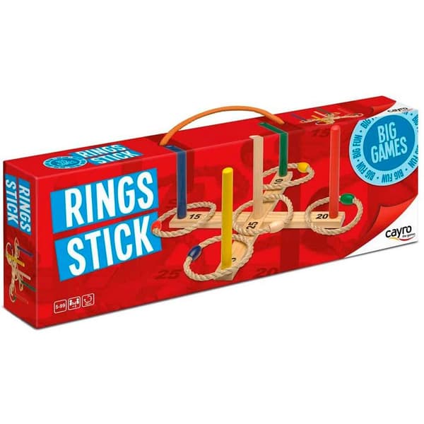 Cayro Træ Med Ringe Brætspil Rings-stick Flerfarvet