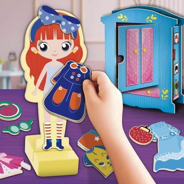 Lærerigt Spil Lisciani Giochi Magnetic Fashion Doll (FR)