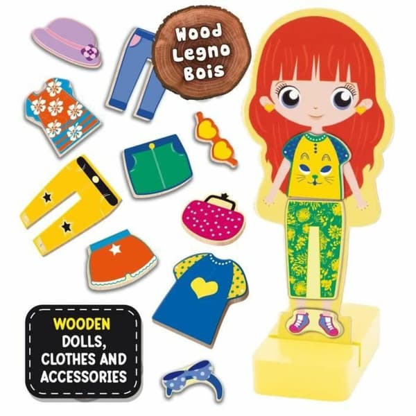 Lærerigt Spil Lisciani Giochi Magnetic Fashion Doll (FR)