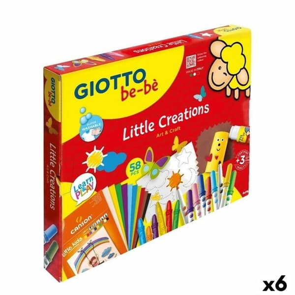 Tegningssæt Giotto BE-BÉ Little Creations Multifarvet (6 enheder)