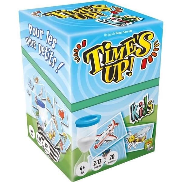 Produktionsvila | Tiden är ute! :Barn | Brädspel | Från 4 år | 2 till 12 spelare | 20 minuter