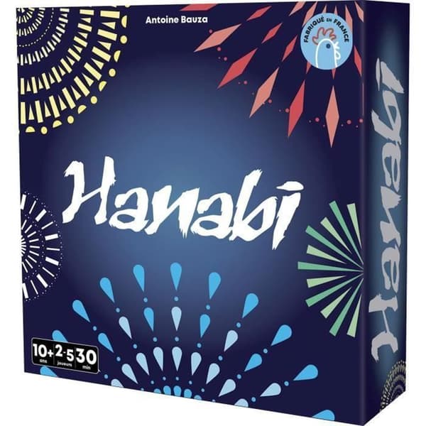 Hanabi - Asmodee - Taktiskt och samarbetsspel - Från 8 år