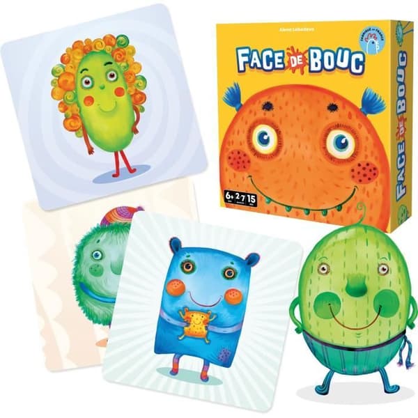 Goat Face - Asmodee - Roligt minnesspel som uppmuntrar kreativitet - från 6 år och uppåt