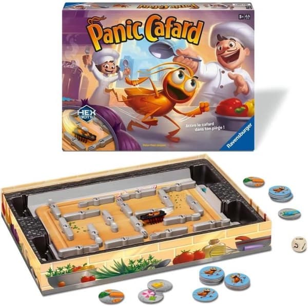 Kackerlacka panik, brädspel för barn, 5 år och uppåt, Ravensburger