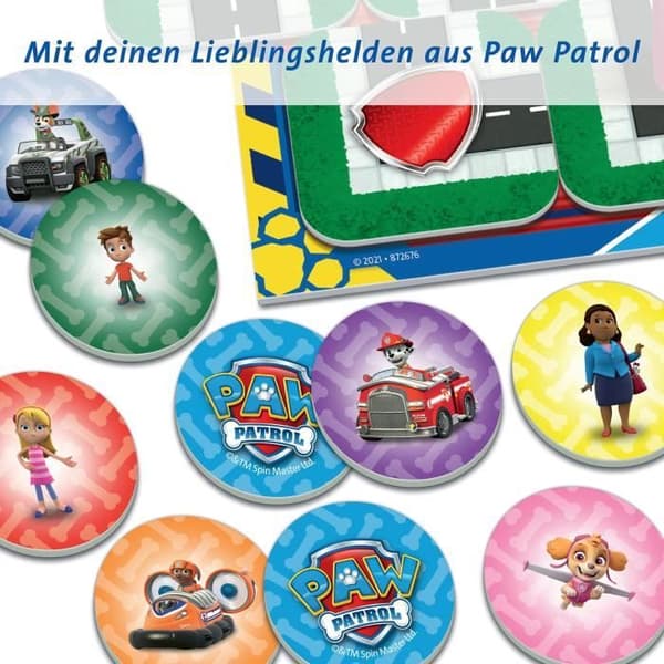 PAT'PATROUILLE Labyrinthe Jr - Ravensburger - Brädspel för barn - Skattjakt i en rörlig labyrint - Från 4 år
