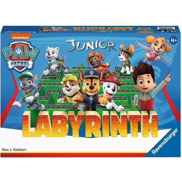 PAT'PATROUILLE Labyrinthe Jr - Ravensburger - Brädspel för barn - Skattjakt i en rörlig labyrint - Från 4 år