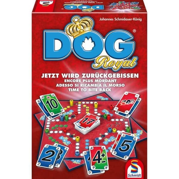 Royal DOG - Brädspel - SCHMIDT SPIELE - Tävla i episka spel av DOG med denna kungliga version!