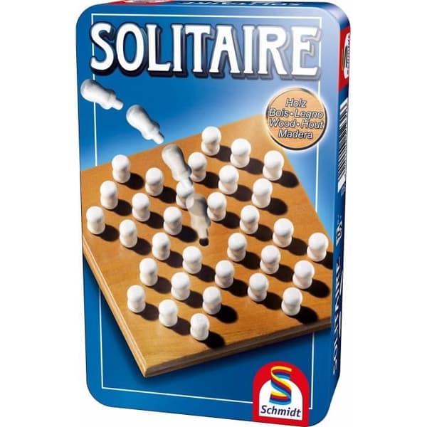 Solitaire - Brädspel - SCHMIDT SPIELE - Testa ditt tålamod och din strategi med detta patiensspel!