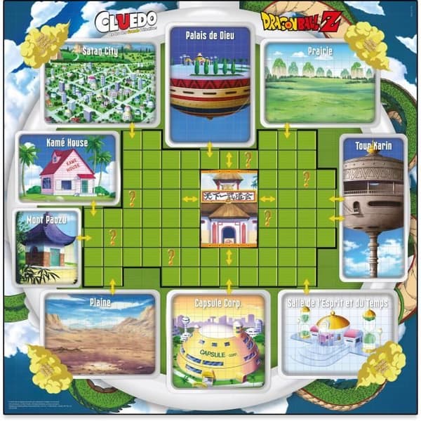 Cluedo - CLUEDO - Dragon Ball Z - Partyspel - 2 spelare eller fler - 8 år gammal