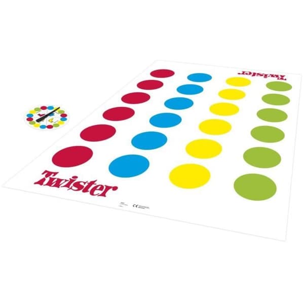 Twister Party-spel för barn, Roligt balansspel, från 6 år och uppåt, Hasbro Gaming