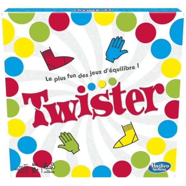 Twister Party-spel för barn, Roligt balansspel, från 6 år och uppåt, Hasbro Gaming