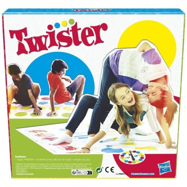 Twister Party-spel för barn, Roligt balansspel, från 6 år och uppåt, Hasbro Gaming