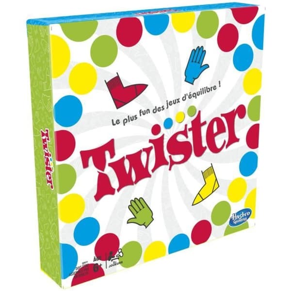 Twister Party-spel för barn, Roligt balansspel, från 6 år och uppåt, Hasbro Gaming