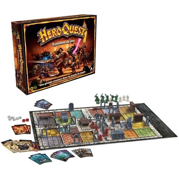 Heroquest Spelsystem, Fantasiäventyrsspel i dungeonstil, Sällskapsspel, Från 14 år, 2 till 5 spelare