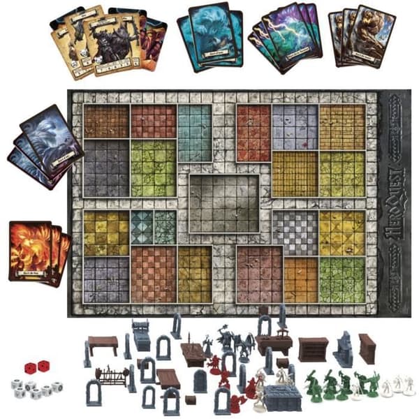 Heroquest Spelsystem, Fantasiäventyrsspel i dungeonstil, Sällskapsspel, Från 14 år, 2 till 5 spelare