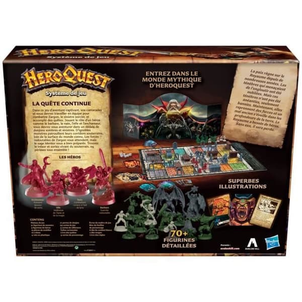 Heroquest Spelsystem, Fantasiäventyrsspel i dungeonstil, Sällskapsspel, Från 14 år, 2 till 5 spelare