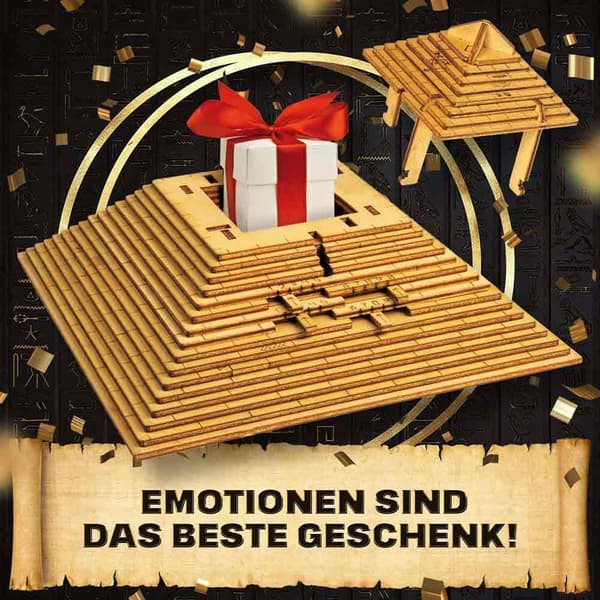 Escape Welt Pyramide Puslespil Boks Brætspil 10 Cm