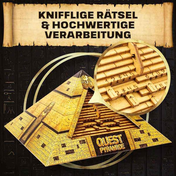 Escape Welt Pyramide Puslespil Boks Brætspil 10 Cm