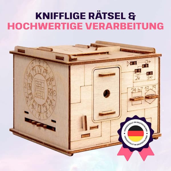 Escape Welt Space Box Puslespil Brætspil 12 Cm