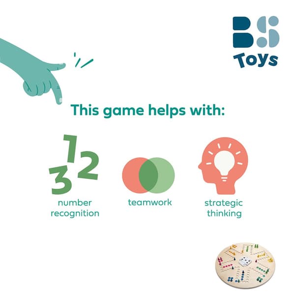 BS Toys Tock and Goose Board 3-i-1-spel
