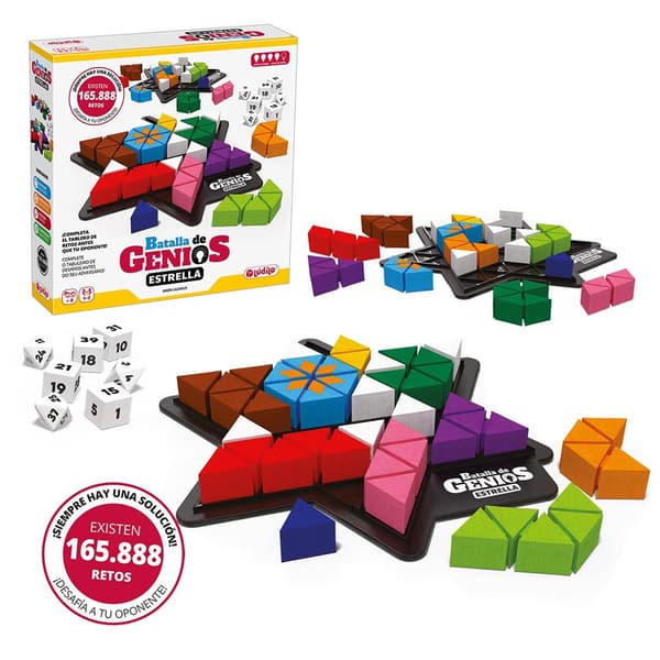 LÚdilo Genius Battle Star Brädspel Flerfärgad