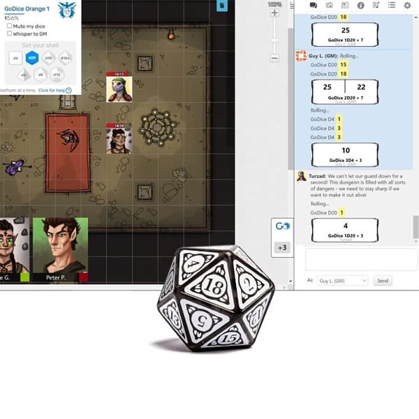 Go Dice Tärningar Kopplade D20