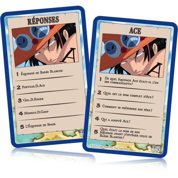 One Piece Quiz - Frågespel - VINNANDE RÖRELSER - Illustrerat frågesport om One Piece-universumet med 500 frågor.