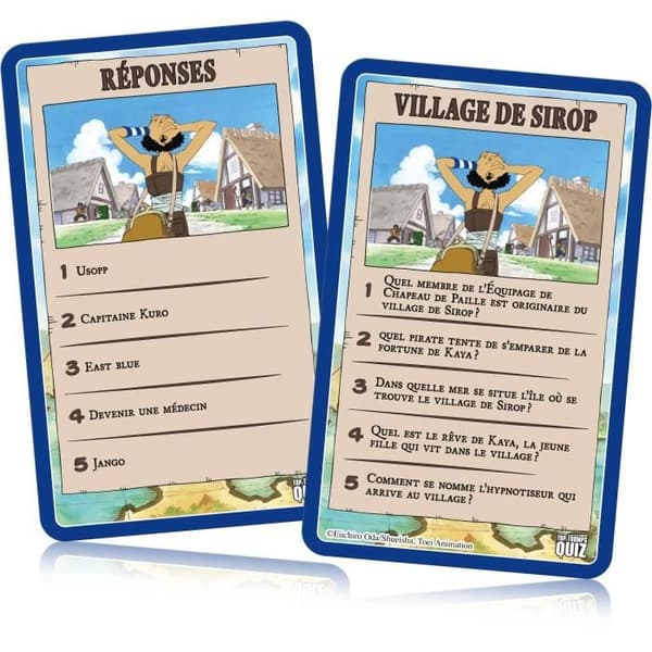 One Piece Quiz - Frågespel - VINNANDE RÖRELSER - Illustrerat frågesport om One Piece-universumet med 500 frågor.