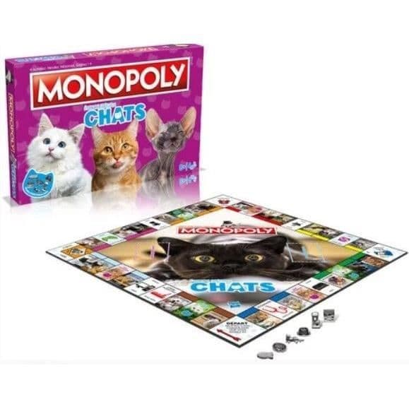 Monopol Cats - Brädspel - VINNANDE RÖRELSER - Monopol med katter på olika platser.