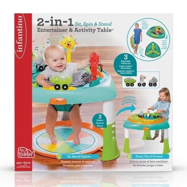 INFANTINO 2 i 1 modulärt aktivitetsbord