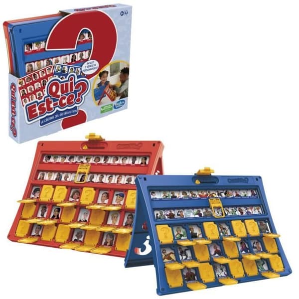 Vem är det? klassiskt brädspel för barn från 6 år och uppåt, 2 spelare