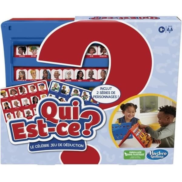 Vem är det? klassiskt brädspel för barn från 6 år och uppåt, 2 spelare