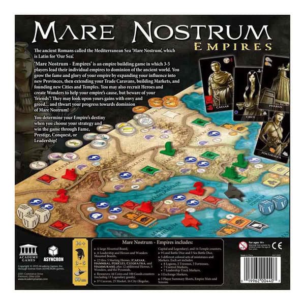 Juegos Anbefalet Alder Mare Nostrum Empires 14 Flere år Engelsk Bestyrelse Spil Flerfarvet