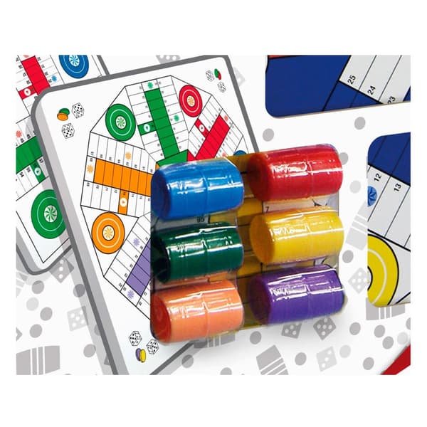 Cayro Komplet Træ Parchis 4-6 Spillere 40 Cm Bestyrelse Spil Flerfarvet