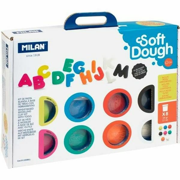 Kreativ lek med modellera Milan Many Letters Alfabet 37 Delar