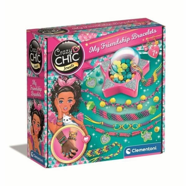Armbandssats Clementoni Friendship bracelet creation box Plast