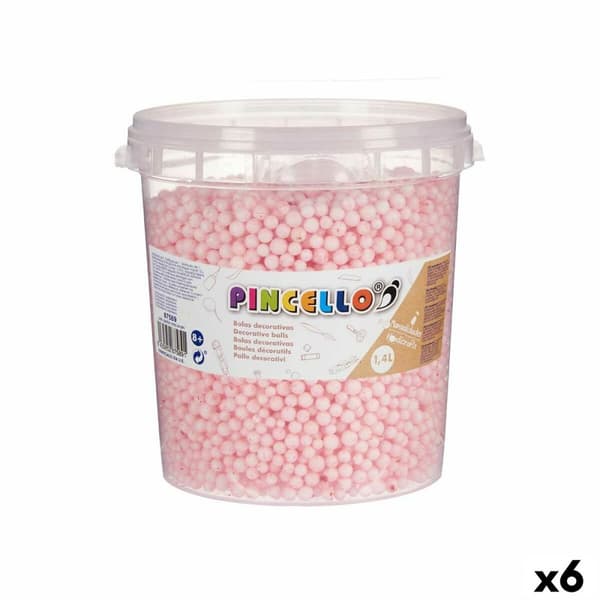 Pysselmaterial Pincello POLIESPAN-RS 13,5 x 14 x 14,5 cm Bollar 6 antal