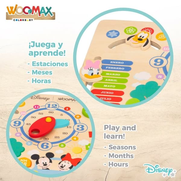 Utbildningsspel Disney Kalender 30 x 3,5 x 30 cm (6 antal)