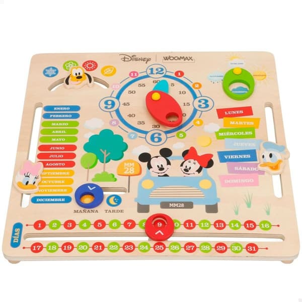 Utbildningsspel Disney Kalender 30 x 3,5 x 30 cm (6 antal)