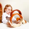 Miniatyrbild 2 av 4: Staplingsleksaker - Bigjigs Leksaker - Rainbow Stacking Arches - 7 stycken - Trä - 18 månader och uppåt
