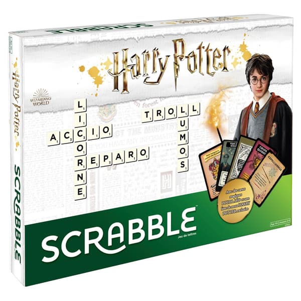 Mattel Games Minimalistisk Gratis Brætspil Scrabble Harry Potter + Uno Flerfarvet