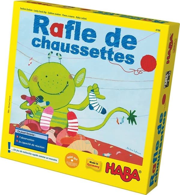 HABA - Rafle de socks - Lottospel - 4 år och uppåt, 4786