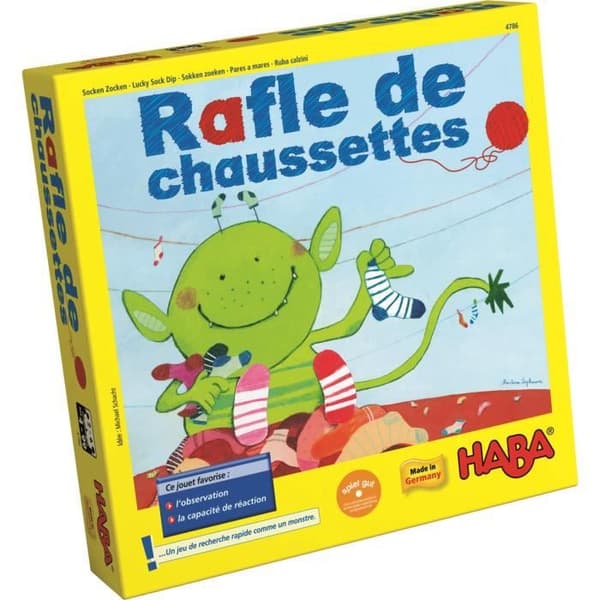 HABA - Rafle de socks - Lottospel - 4 år och uppåt, 4786