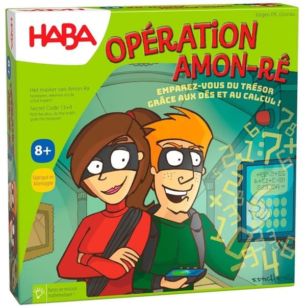 Brädspel - HABA - Operation Amon Rê - Mentalberäkning - 8 år och uppåt