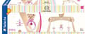 Miniatyrbild 1 av 4: Aktivitetsbord - Selecta aktivitetsleksak - 64306 - Bear Steiff Trapeze i rosa trä 59 cm