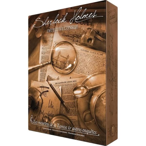 Sherlock Holmes Detective Council: Thames Murders & Other Investigations - Asmodee - Brädspel - Investigation Game